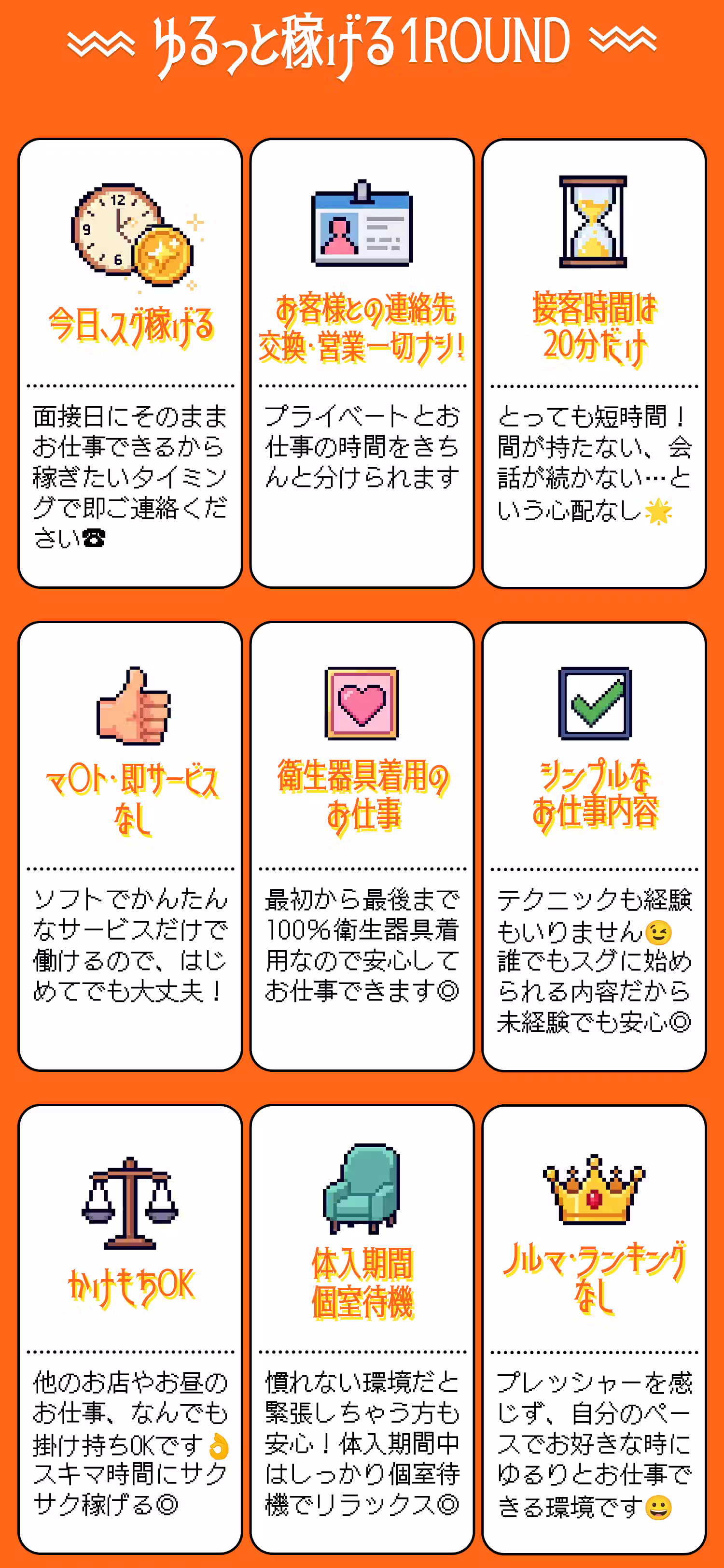 ゆるっと稼げる1ROUND